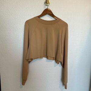 All yoga cropped long sleeve